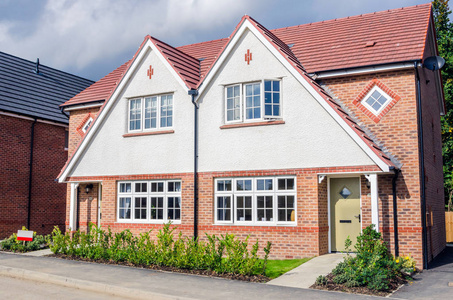 英国半独立式的洋房照片