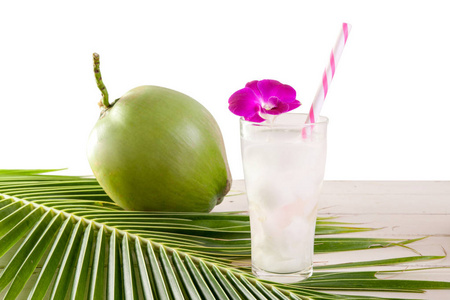 椰汁, 喝椰子水照片