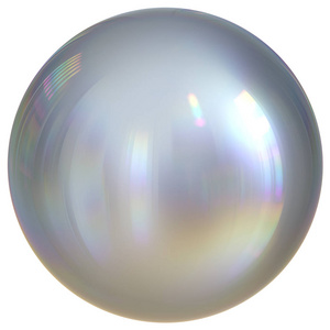 白色的球球体银圆按钮铬基圆滴