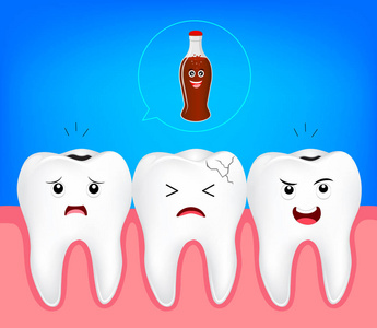软性饮料的牙齿问题