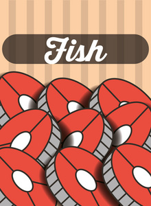 鱼片菜单餐厅海报图片