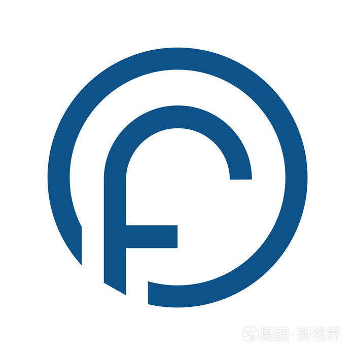 带圆圈标志字母 f