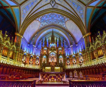 圣母大教堂蒙特利尔加拿大