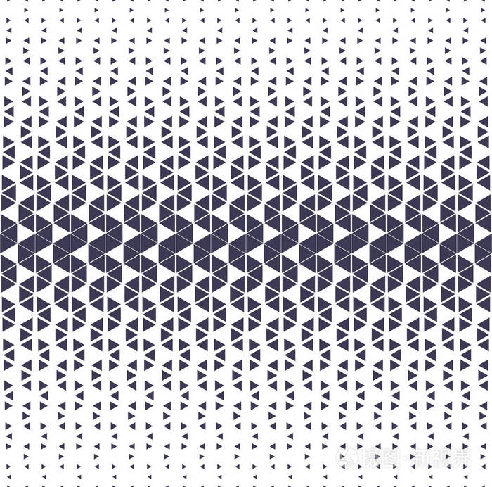 抽象的红色几何半色调三角形渐变图案背景