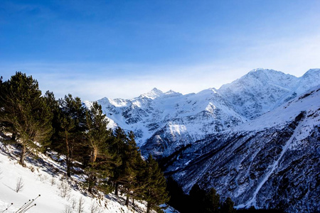 冬季景观雪山