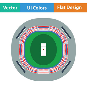 板球体育场图标图片