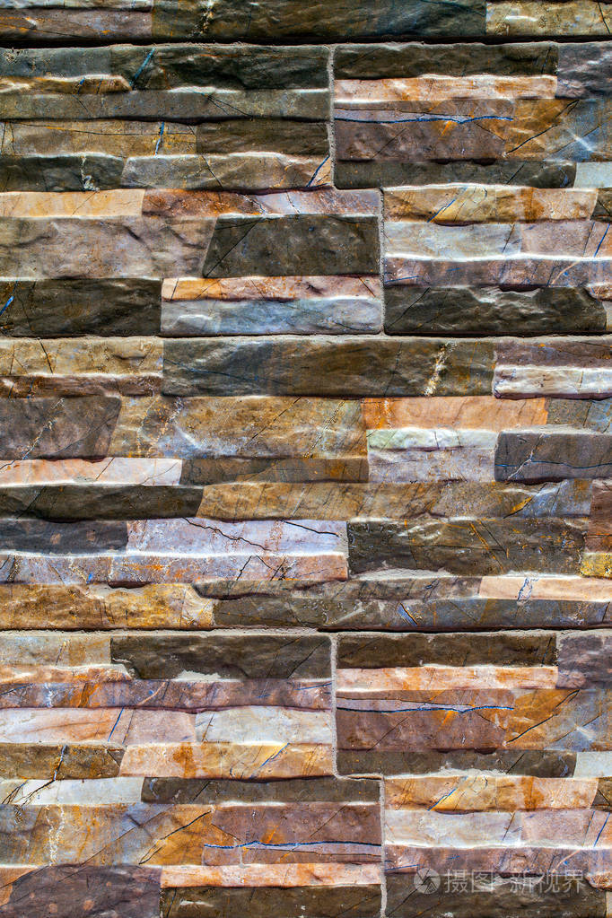 石砖壁背景纹理