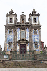 葡萄牙波尔图2017年2月26日圣伊尔德丰索教堂