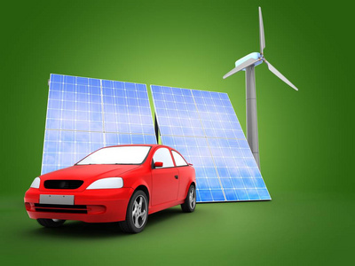 太阳下的汽车图片