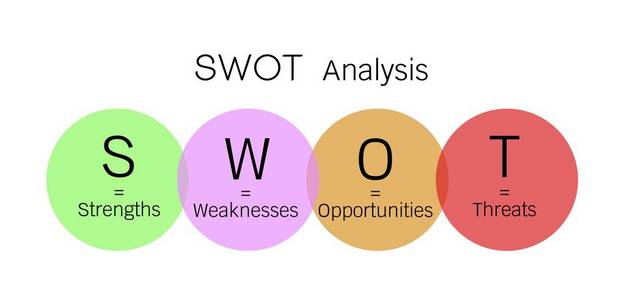 Swot 矩阵战略管理的业务计划