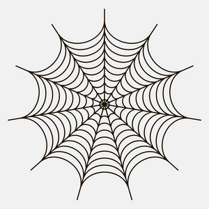 蜘蛛网图标。矢量图