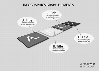创意 3d 矢量信息图表面板为商业或非牟利