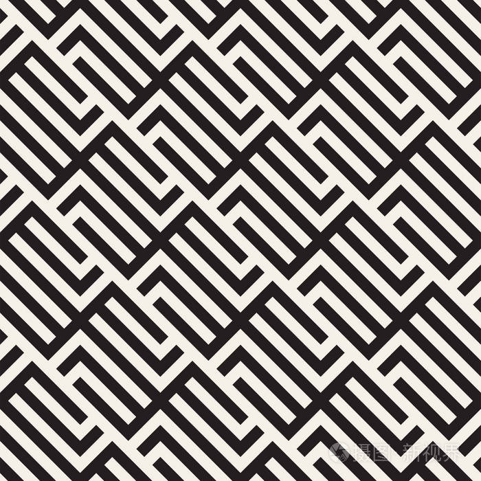 现代时尚的质感与单色格架.重复几何网格.简单的图形设计背景