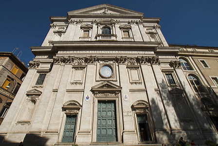 圣卡洛 ai Catinari 教会, 献身于圣卡罗圣卡洛内, 圣查尔斯圣卡洛内, 卡罗勒斯 Borromeus, 建立罗萨多罗