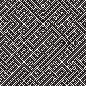 矢量无缝背景.黑白线性格子纹理照片