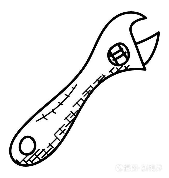 扳手平面矢量图标插画-正版商用图片0oqg4g-摄图新视界