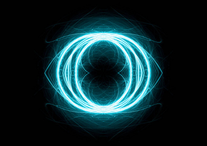 圆圈闪电青色的圆圈闪电照片