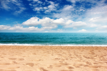 太阳能场景海滩