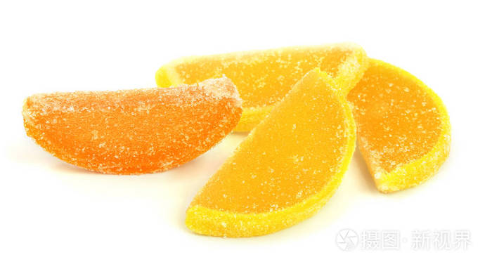 果冻柑橘糖果