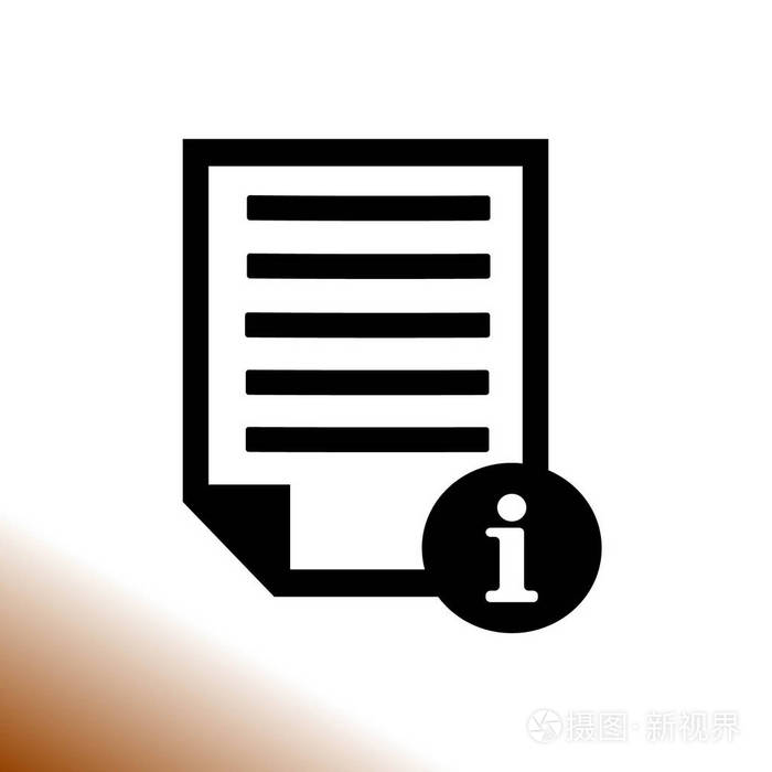 目录矢量图标简单插图