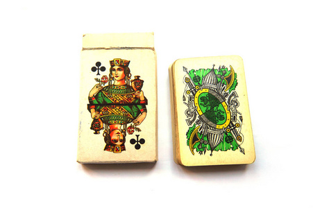 老式扑克牌, 扑克牌, 扑克牌, 甲板扑克牌, 古董图片, 王牌, 小丑