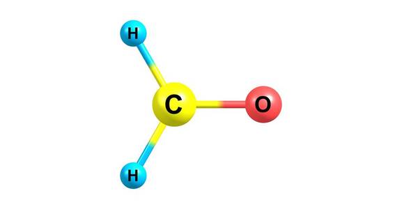 甲醛的球棍模型图图片