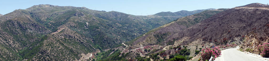 希腊克里特岛山区公路