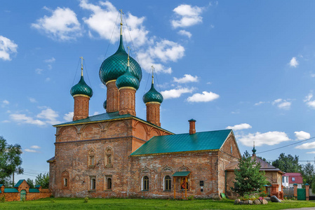 俄罗斯 Korovniki, 雅罗斯拉夫尔, 上帝之母的弗拉基米尔图标教堂