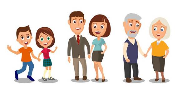 不同年龄段的孩子照片