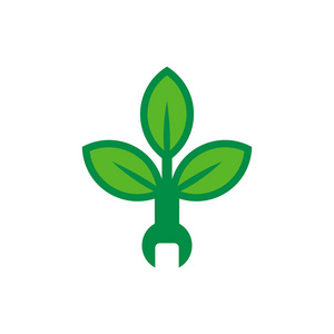 生态修复徽标图标设计照片
