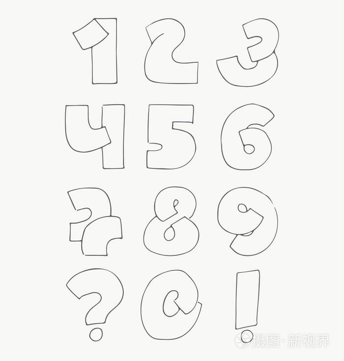 元素的各个部分相互重叠.单色数字集合