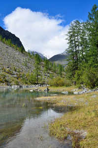 Shavlinskoe 大湖, 阿尔泰共和国, 俄罗斯