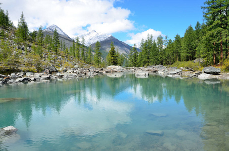 Shavlinskoe 大湖, 阿尔泰共和国, 俄罗斯