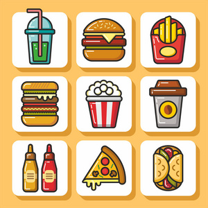 快餐食品 icons1