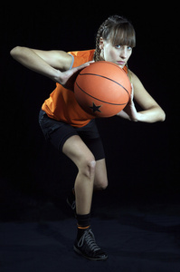 女子篮球运动员