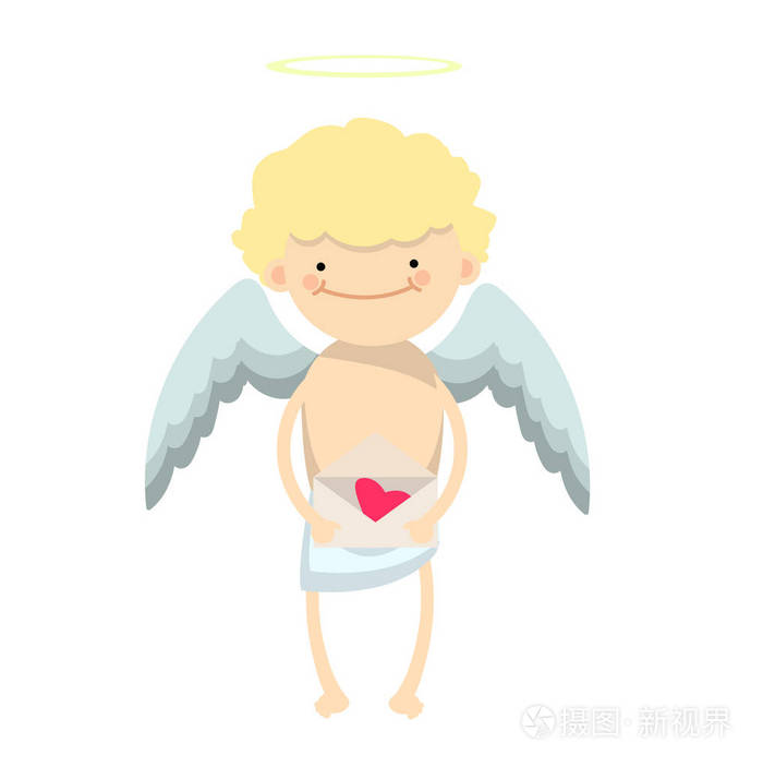 天使男孩性格插画 正版商用图片0oshaw 摄图新视界 天使男孩性格插画 正版商用图片0oshaw 摄图新视界