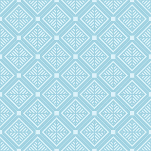 几何装饰品。用于网络纺织品和墙纸的淡蓝色无缝图案