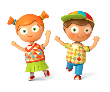 小学生爱爱漫画好玩的玩具的孩子照片