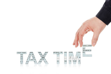 税时间概念图片