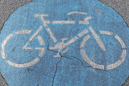 自行车道路标志