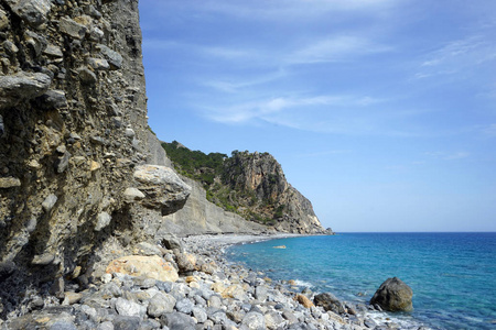 希腊克里特岛南海岸 Domata 海滩