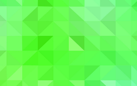 浅绿色矢量低聚盖。具有渐变的折纸风格的创造性几何插图。全新的横幅模板