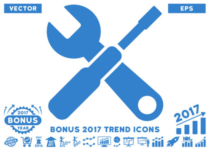 工具与 2017年平图标奖金趋势