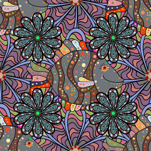 抽象图纹理插画