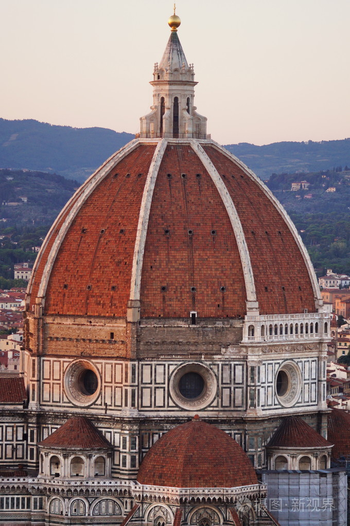 托斯卡纳意大利佛罗伦萨大教堂的圆顶