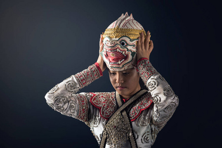 哈努曼是字符在孔敬照片