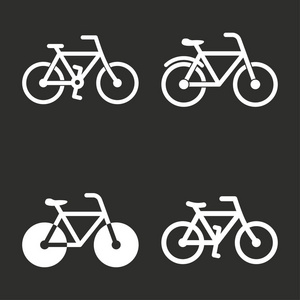 自行车图标集