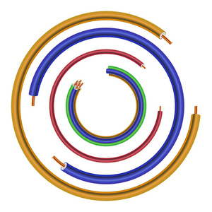 电缆矢量图图片