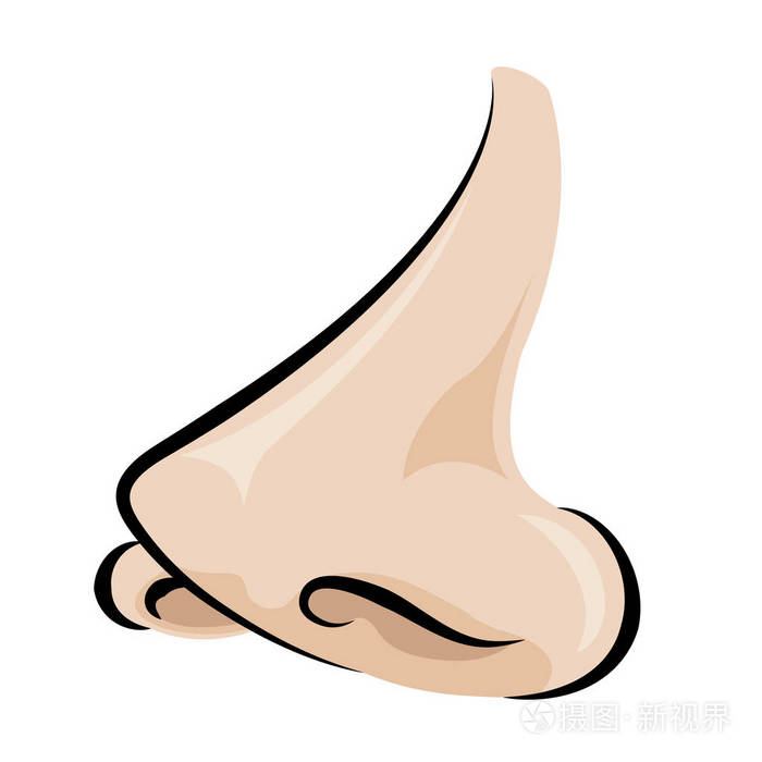 矢量的鼻子插画-正版商用图片0ou33s-摄图新视界