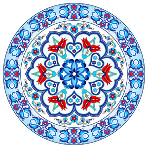 外部视图中的圆顶在土耳其奥斯曼建筑复古装饰元素.